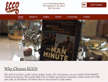 Tablet Screenshot of eccofamilybookstore.com